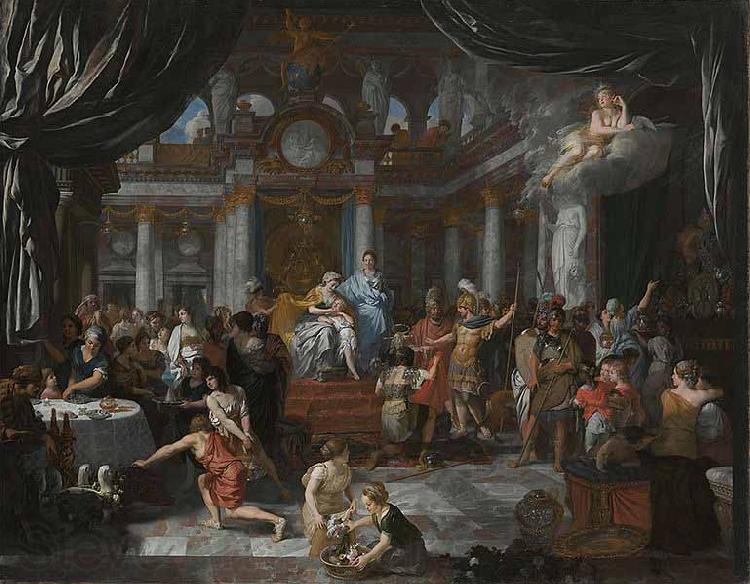 Gerard de Lairesse Aeneas beim Festmahl der Dido Norge oil painting art